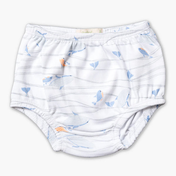Whale baby bloomers