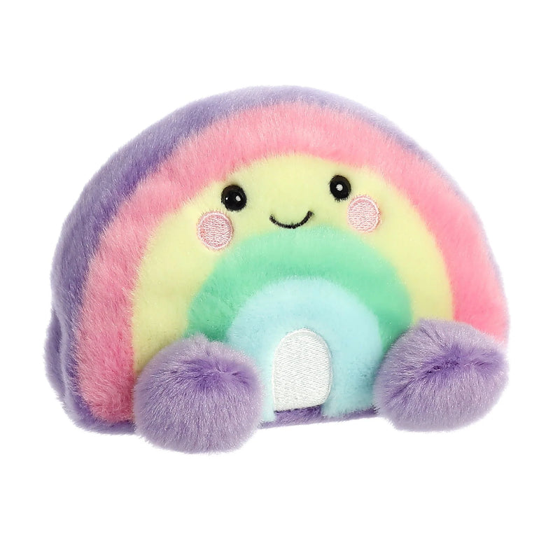 Aurora Plushie Toy. Jelly Cat look-a-like. Each Palm Pal™ Rainbow plushie. baby & toddler gift Create a collection all of your own and curate the best band of Palm Pals™ that match your style. With the collection always growing, there's a palm pal for everyone. Enjoy free shipping to Canada and the US on orders over $100. For orders below $100, standard shipping rates apply: $6 CAD for Canada and $4.30 USD for the US. Duties included. Affordable toy