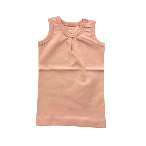 Solid Tank Top - Dune Pink (0-3m)