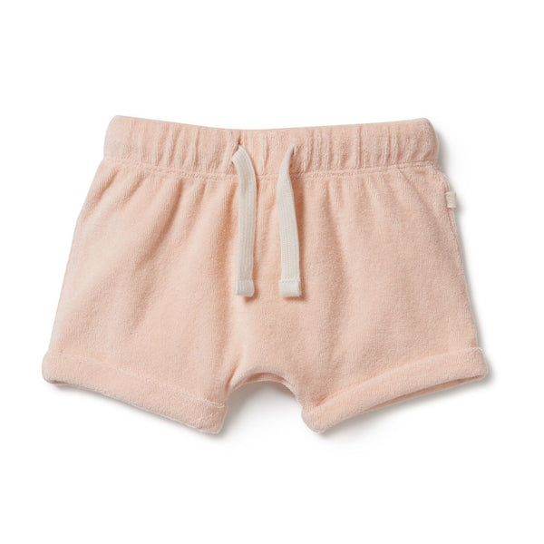 antique pink wilson and frenchy towel shorts for baby_malababy