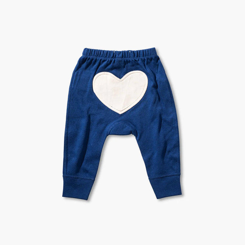 Mountain Bear Blue Heart Pants (0-3m)