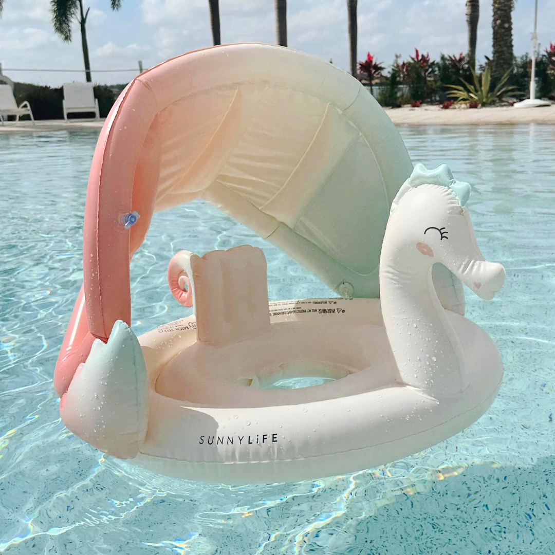 Sunnylife Australia Melody the mermaid baby float ages 1-2 years. available online. free shipping over $100 in North America. Ships Duty free to United States of America