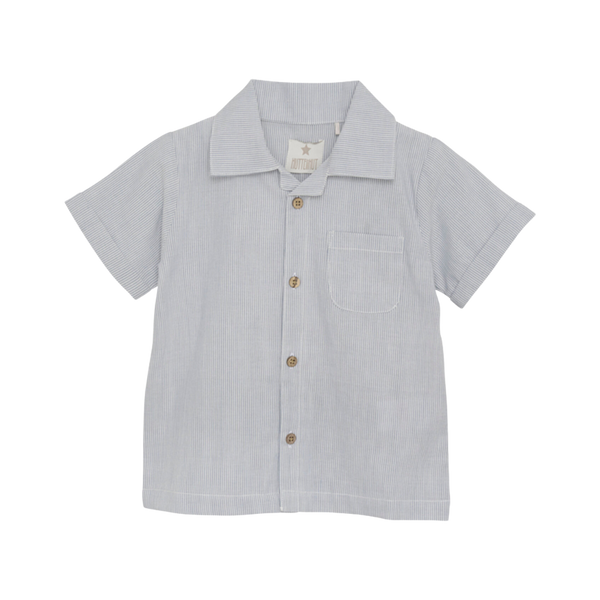 Button Down Stripe Woven Shirt
