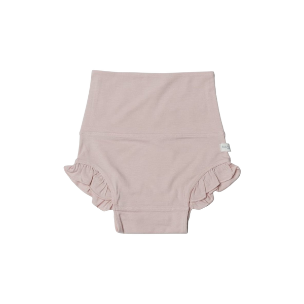 Made from Lou Lou Lollipop's signature TENCEL™ Lyocell and organic cotton knit, this adorable baby bloomer with ruffles can be paired with a bodysuit for those warm summer days or wear with tights for a style look on cooler days. The fold-down waistband gives the option to be worn high-waisted or at a natural hip making it a very versatile piece.