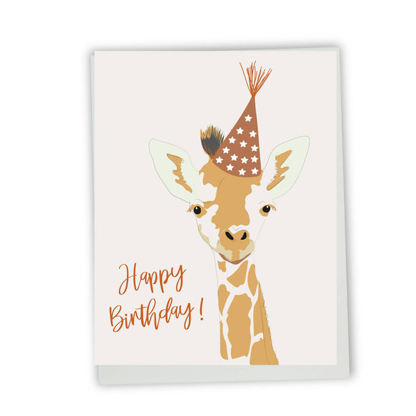 Happy birthday (giraffe) Card - MALA BABY