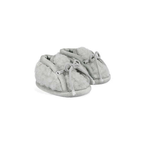 Wool Pile Shoes - Grey